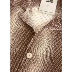 Best OAS Merlot Echo Cuba Net Shirt Herr