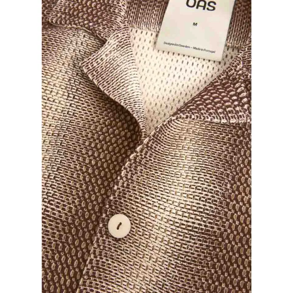 Best OAS Merlot Echo Cuba Net Shirt Herr