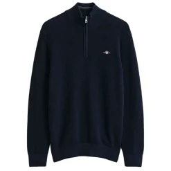 Sale GANT MICRO TEXTURED COTTON HALF ZIP HERR
