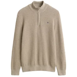 Tröjor|Allt Under Överdelar | GANT MICRO TEXTURED COTTON HAF ZIP HERR