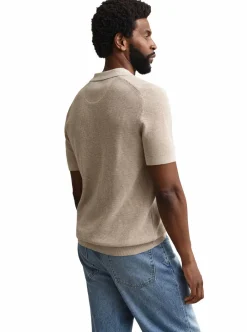Pikétröjor|Allt Under Överdelar | GANT ICRO TEXTURED COTTON SS POO HERR