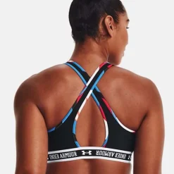 Discount Under Armour Mid Crossback Sport Bra Dam