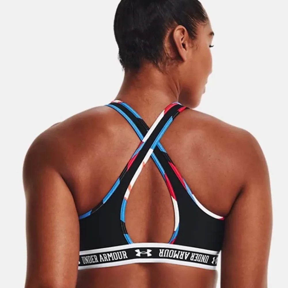 Discount Under Armour Mid Crossback Sport Bra Dam