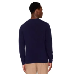 Discount Knowledge Cotton O-neck Wool Knit Herr
