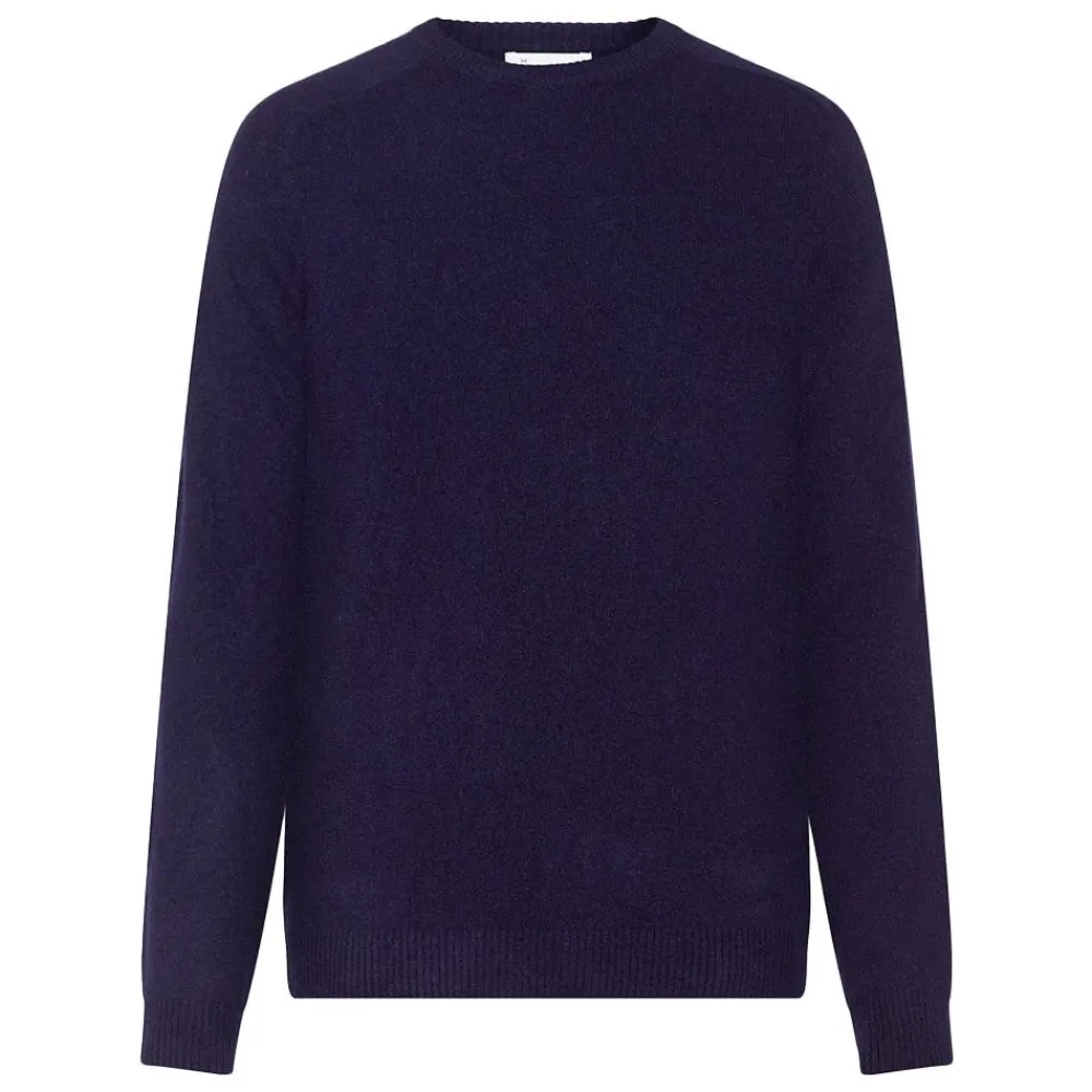 Discount Knowledge Cotton O-neck Wool Knit Herr