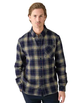 Skjortor|Allt Under Överdelar | Knowledge Cotton Organic Cotton Checked Fanne hirt GOT herr