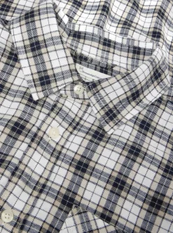 Online Knowledge Cotton Organic Cotton Checked Flannel Shirt GOTS