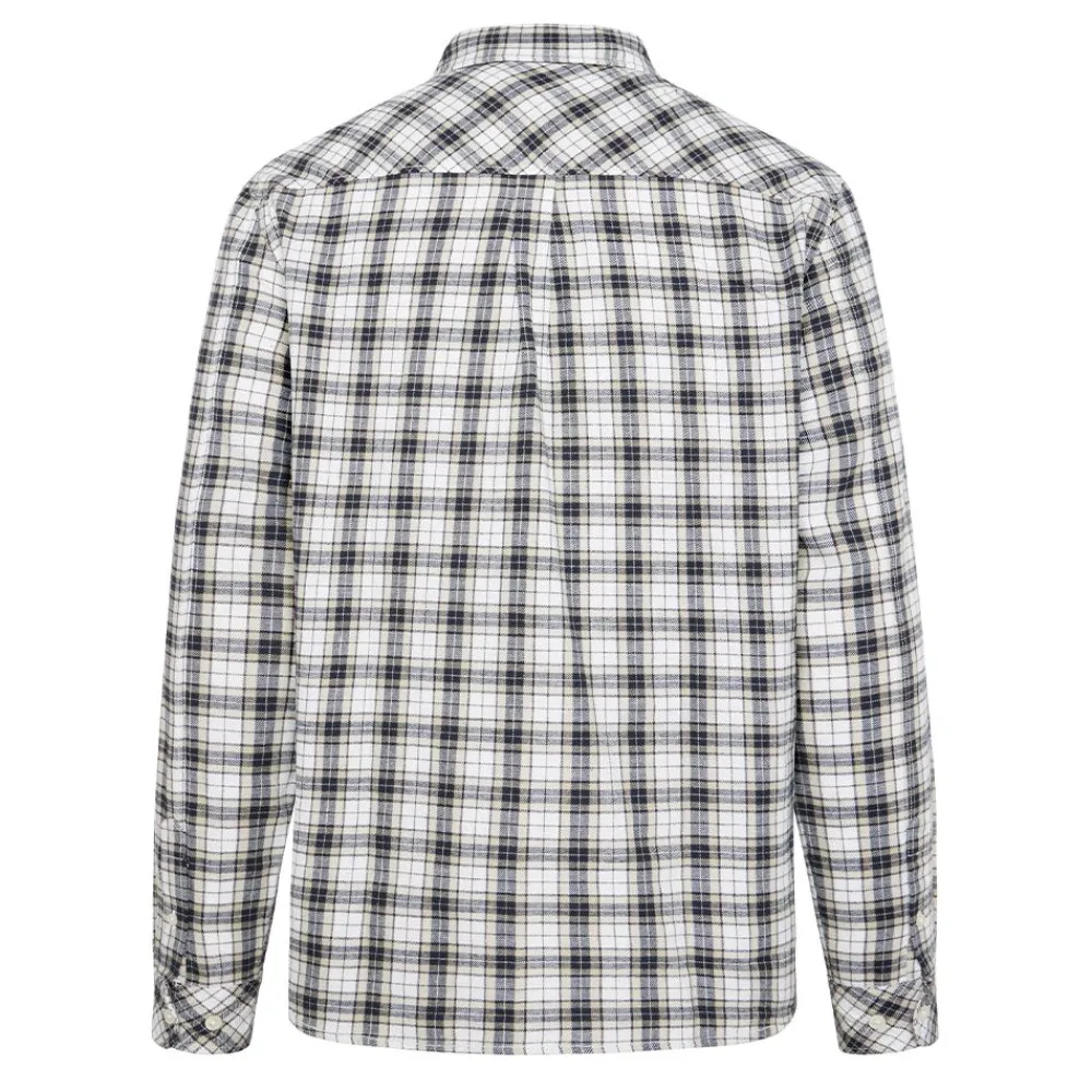 Online Knowledge Cotton Organic Cotton Checked Flannel Shirt GOTS