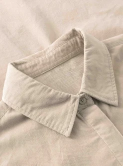 Clearance Knowledge Cotton Organic Cotton Corduroy Shirt GOTS dam