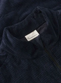 Clearance Knowledge Cotton Organic Cotton Corduroy Vest GOTS herr