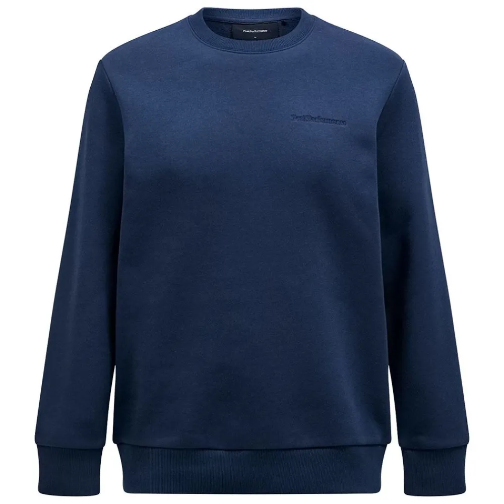 New Peak Performance Original Small Logo Crew Herr
