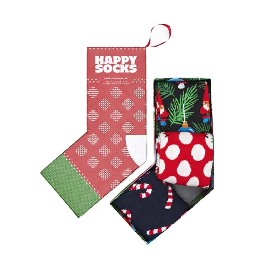 Underkläder|Underkläder | Happy Socks 3-Pack X-Mas Stocking Socks Gift Set