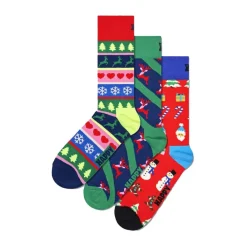 Outlet Happy Socks 3-Pack X-Mas Sweater Socks Gift Set