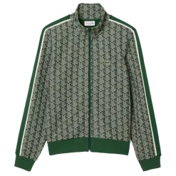 Tröjor|Allt Under Överdelar | Lacoste Paris Jacquard Monogram Zipped Sweatshirt herr