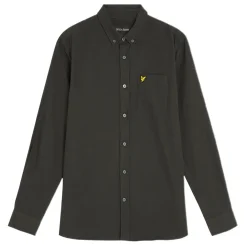 Sale Lyle & Scott Plain Flannel Shirt herr