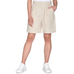 Allt Under Nederdelar|Shorts | Knowledge Cotton Poey Wide High-Rie inen hort Da