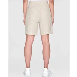 Discount Knowledge Cotton Posey Wide High-Rise Linen Shorts Dam
