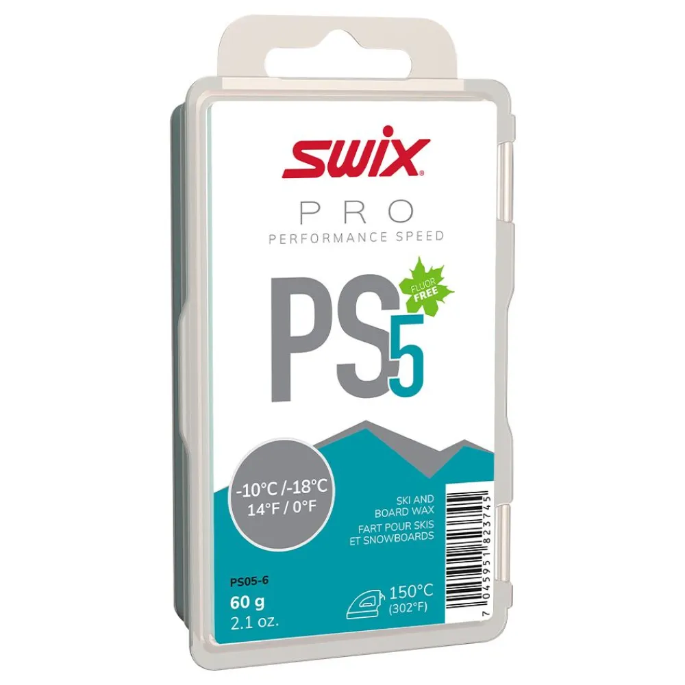 Clearance Swix PS5 Turquoise -10°C/-18°C 60g