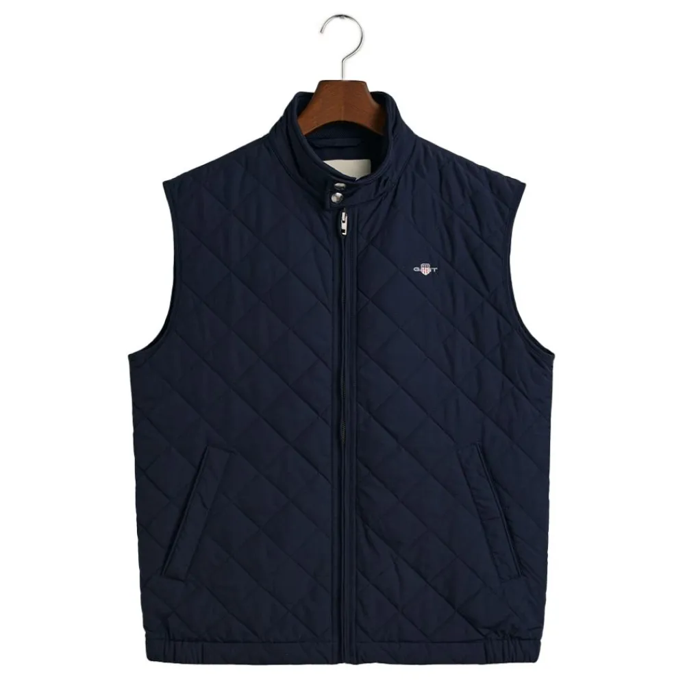New GANT Quilted Windcheater Vest Herr
