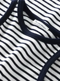 Allt Under Överdelar|T-Shirts & Linnen | Knowledge Cotton Racer rib top da