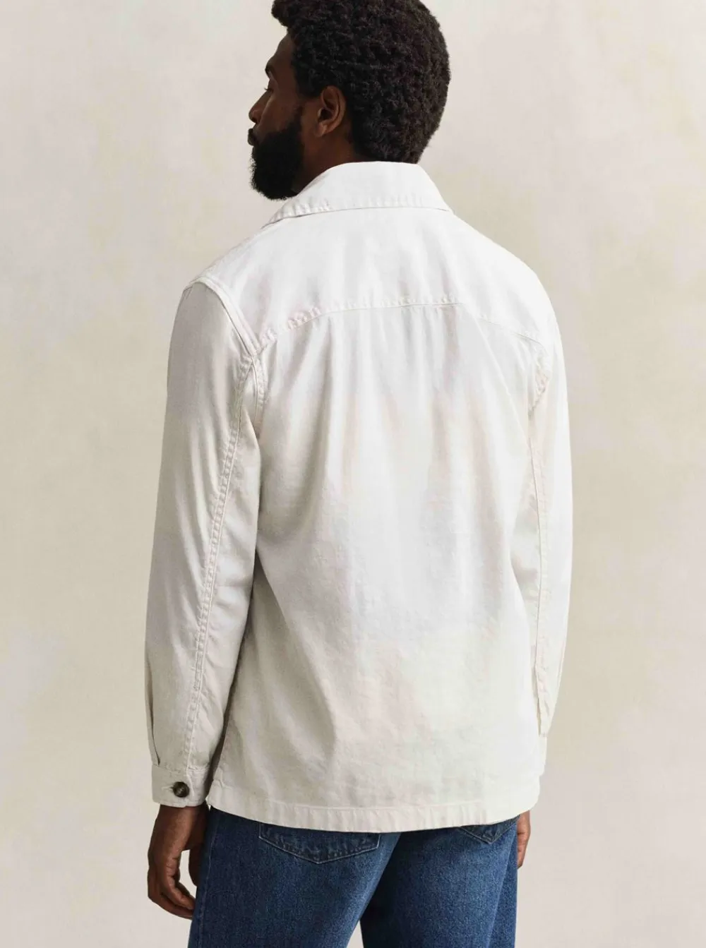Discount GANT REG COTTON / LINEN OVERSHIRT HERR