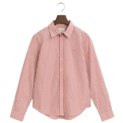 Allt Under Överdelar|Skjortor & Blusar | GANT REG POPLIN STRIPED SHIRT DAM