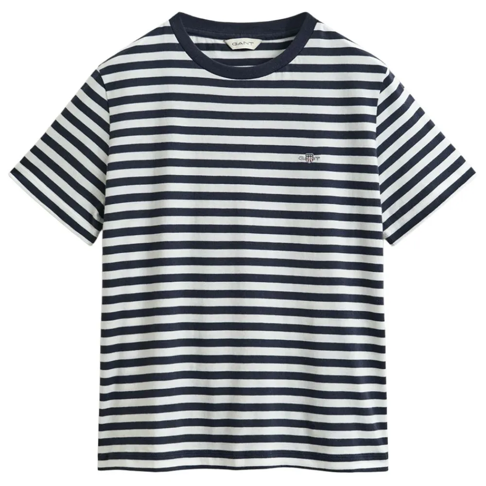 Allt Under Överdelar|T-Shirts & Linnen | GANT REG TRIPED HIELD T-HIRT DA