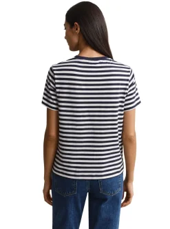 Allt Under Överdelar|T-Shirts & Linnen | GANT REG TRIPED HIELD T-HIRT DA
