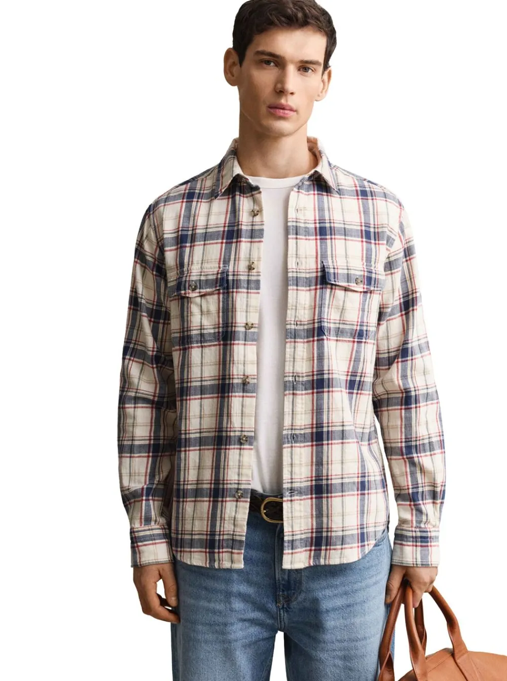 Skjortor|Allt Under Överdelar | GANT REG TWI PATCH POCKET HIRT HERR