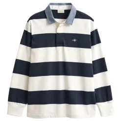 Clearance GANT REGULAR CHAMBRAY STRIPE HEAVY RUGGER HERR
