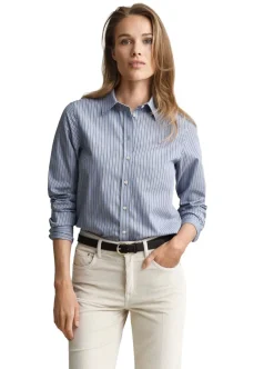 Allt Under Överdelar|Skjortor & Blusar | GANT REGular CLASSIC POPLIN STRIPED SHIRT dam