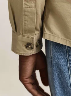 Clearance GANT REGULAR COTTON TWILL OVERSHIRT HERR