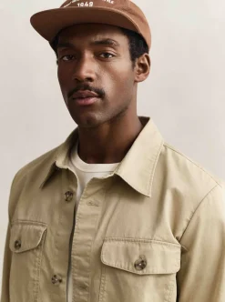 Clearance GANT REGULAR COTTON TWILL OVERSHIRT HERR
