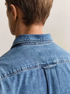 Skjortor|Allt Under Överdelar | GANT REGUAR DENI SHIRT HERR