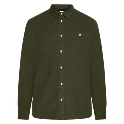 Outlet Knowledge Cotton Regular fit corduroy shirt - GOTS/Vegan herr
