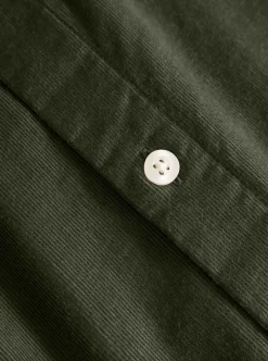 Outlet Knowledge Cotton Regular fit corduroy shirt - GOTS/Vegan herr