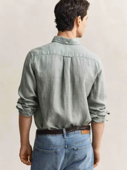 Skjortor|Allt Under Överdelar | GANT REGULAR GARENT DYED LINEN HIRT HERR