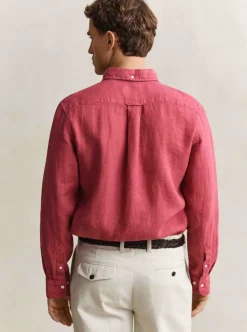 Online GANT REGULAR GARMENT DYED LINEN SHIRT HERR