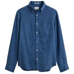 New GANT REGULAR GARMENT DYED LINEN SHIRT HERR