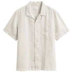 Skjortor|Allt Under Överdelar | GANT REGUAR GARENT DYED INEN SS CAP SHIRT HERR