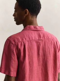 Skjortor|Allt Under Överdelar | GANT REGUAR GARENT DYED INEN CAP HIRT HERR