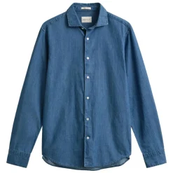Skjortor|Allt Under Överdelar | GANT REGUAR INDIGO TWI HIRT HERR