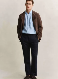 Outlet GANT REGULAR LINEN DS PANTS HERR