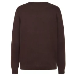 Sale Knowledge Cotton Regular merino knit crew neck - RWS herr