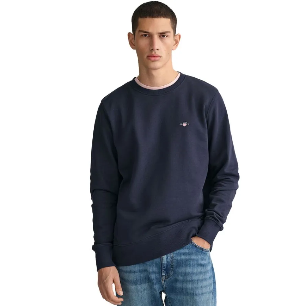 Tröjor|Allt Under Överdelar | GANT Regular hield Crew Neck weathirt Herr