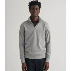 Tröjor|Allt Under Överdelar | GANT Reguar Shied Haf Zip Sweatshirt Herr