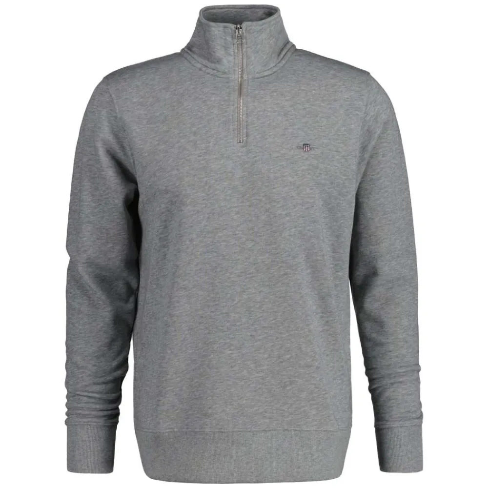 Tröjor|Allt Under Överdelar | GANT Reguar Shied Haf Zip Sweatshirt Herr
