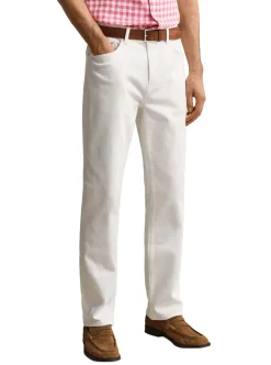 New GANT REGULAR WHITE JEANS HERR