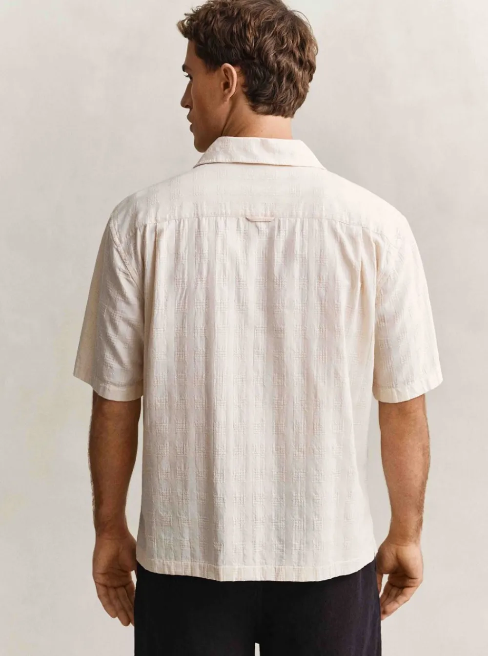 New GANT RELAXED TEXTURE CHECK SHIRT HERR