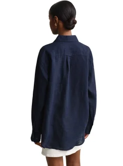 Allt Under Överdelar|Skjortor & Blusar | GANT REL LINEN LS SHIRT DAM